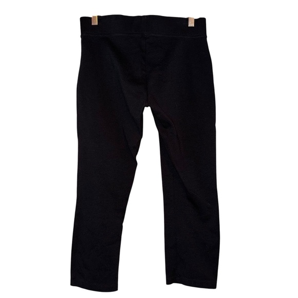 AMERICAN GIANT No BS Ponte Slim Pants Mid Rise Crop Leggings Black Size 2 Petite - Picture 11 of 13
